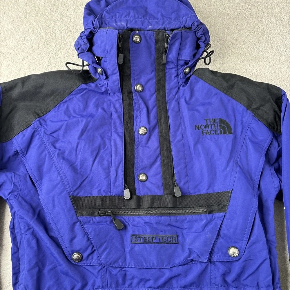 The North Face Steep Tech Scot Schmidt Jacket Pullover Adult Size Small Purple
